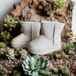 Μποτάκια  Με Γούνινη Επένδυση- Μπεζ