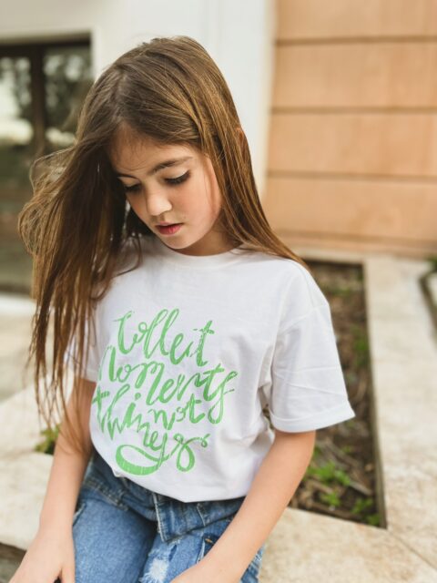 T-shirt Λευκό Με Γράμματα