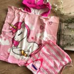 Πόντσο Unicorn Με Τσάντα