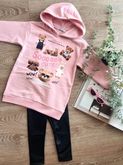 Cute Bear Set- Ροζ