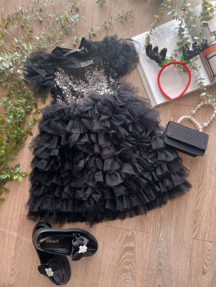 Aurelia Dress- Mαύρο