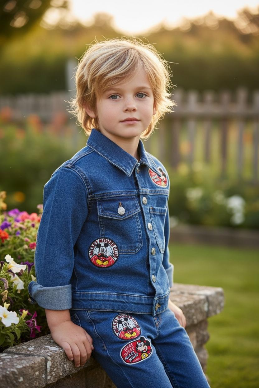 WhatsApp Image 2026-06-11 at 11.40.07 Mickey Mouse denim - Image 1