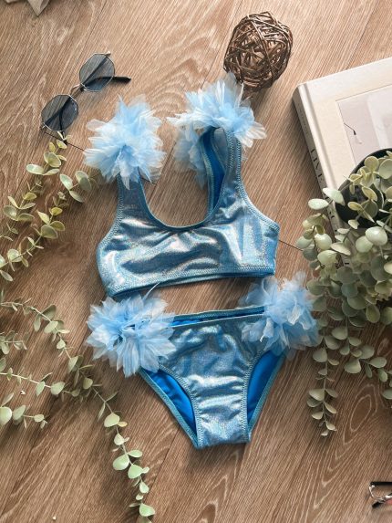 Glitter bikini γαλάζιο