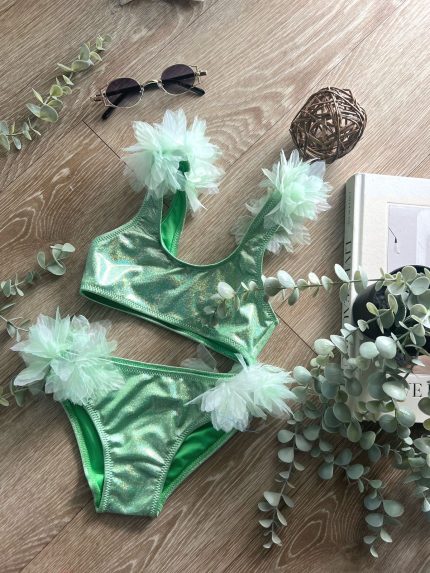 Glitter bikini πράσινo