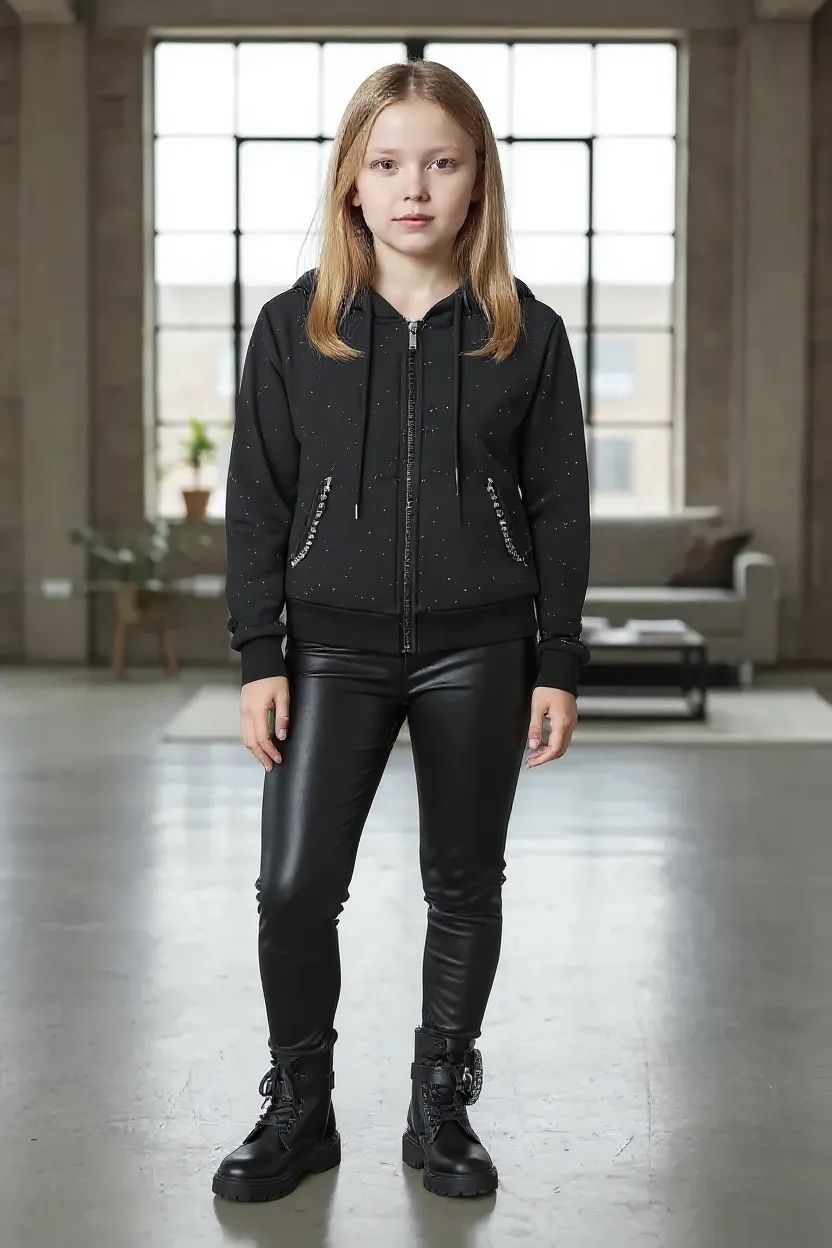 IMG-20250927-WA0059 Emma legging - Παιδικό κολάν με υφή δερμάτινης - Image 1