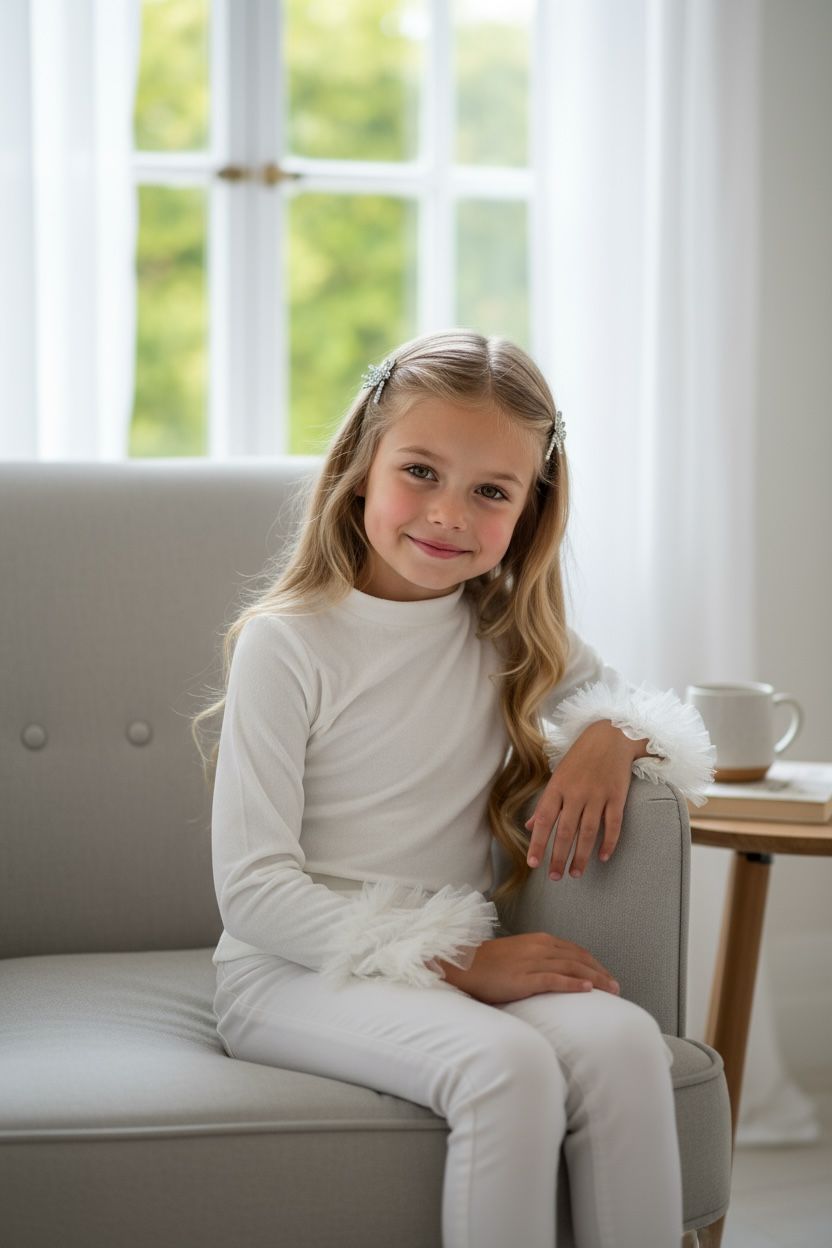 IMG-20251102-WA0068 Mila” White Velvet Blouse - Βελούδινη μπλούζα με τούλι - Image 1