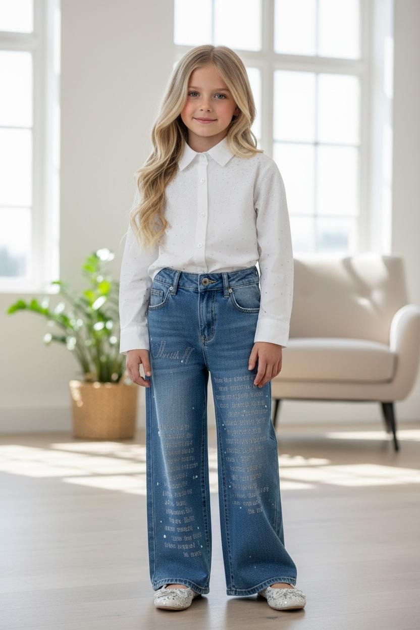 b355518b-1a3e-451a-902a-3359b5ff13b2 Amara Jean - Τζιν με Μαλακό Denim & Στρας - Image 1