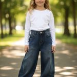Urban Loose Jeans - Παιδικό Urban Loose Jean σε Μπλε Απόχρωση για Κορίτσι