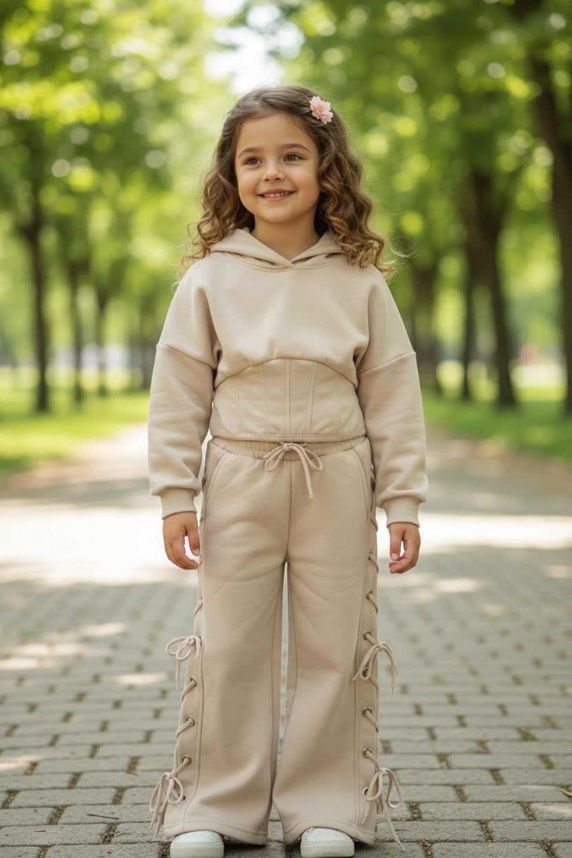 WhatsApp Image 2026-08-17 at 12.52.13 Dara beige set - Παιδικό Σετ Φούτερ & Παντελόνα Μπεζ - Image 1