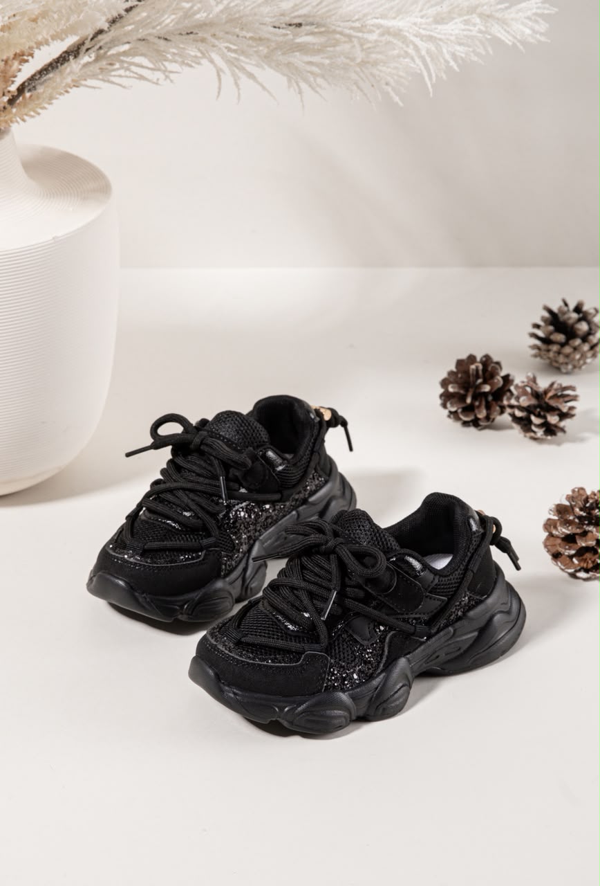 WhatsApp Image 2026-08-24 at 10.47.54 (6) Black Sparkle Kids Sneakers - Παιδικά Sneakers με Glitter & Strass | Sparkle Kids Sneakers - Image 1
